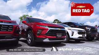 Red Tag Savings are Here! Save More On Trucks & SUVs at Alpha One Chevrolet