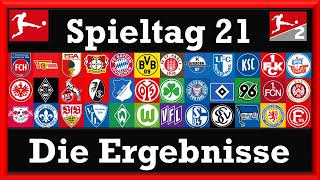 Bayer gegen Bayern,  Hamburg gegen Hannover, und vieles mehr. Der 21 Spieltag der 1&2 Bundesliga.