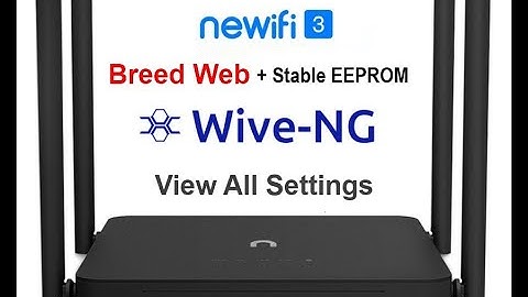 Newifi3 D2 with WIVE NG MT Firmware Tour View All Settings