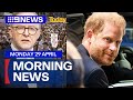 Prime minister declares a national crisis prince harry to return to the uk  9 news australia