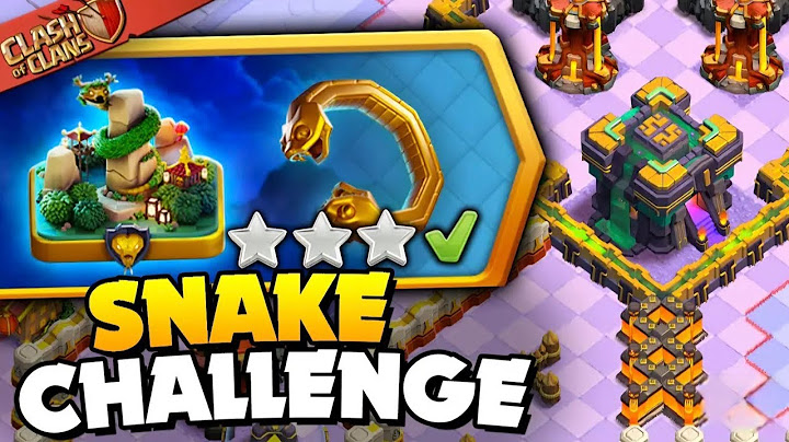 Easily 3 star snake it back challenge ( clash of clans )