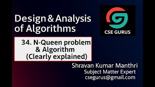 34. N-Queen problem with clear explanation of algorithm
