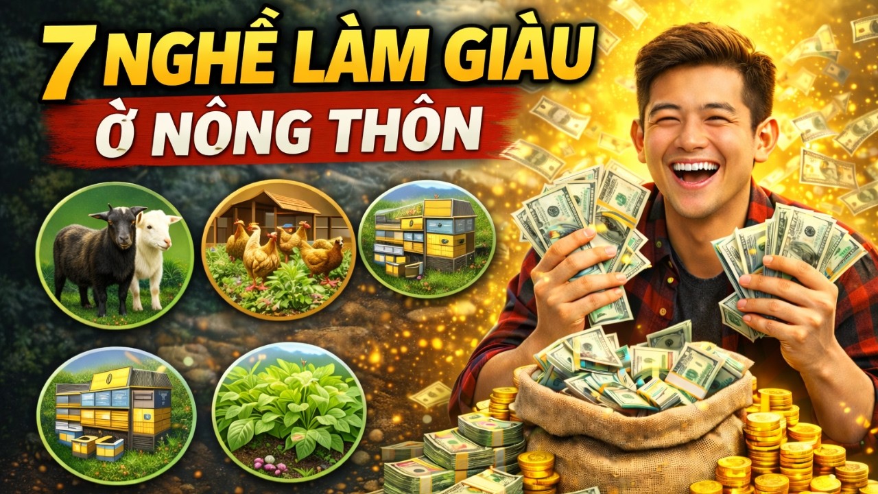 7 Nghề Làm Giàu Ở Nông Thôn: Người Khôn Đang Âm Thầm Kiếm Tiền Từ Đây | Hồi Chuông Tài