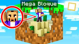 Minecraft Pero Solo hay 1 Bloque Gigante!