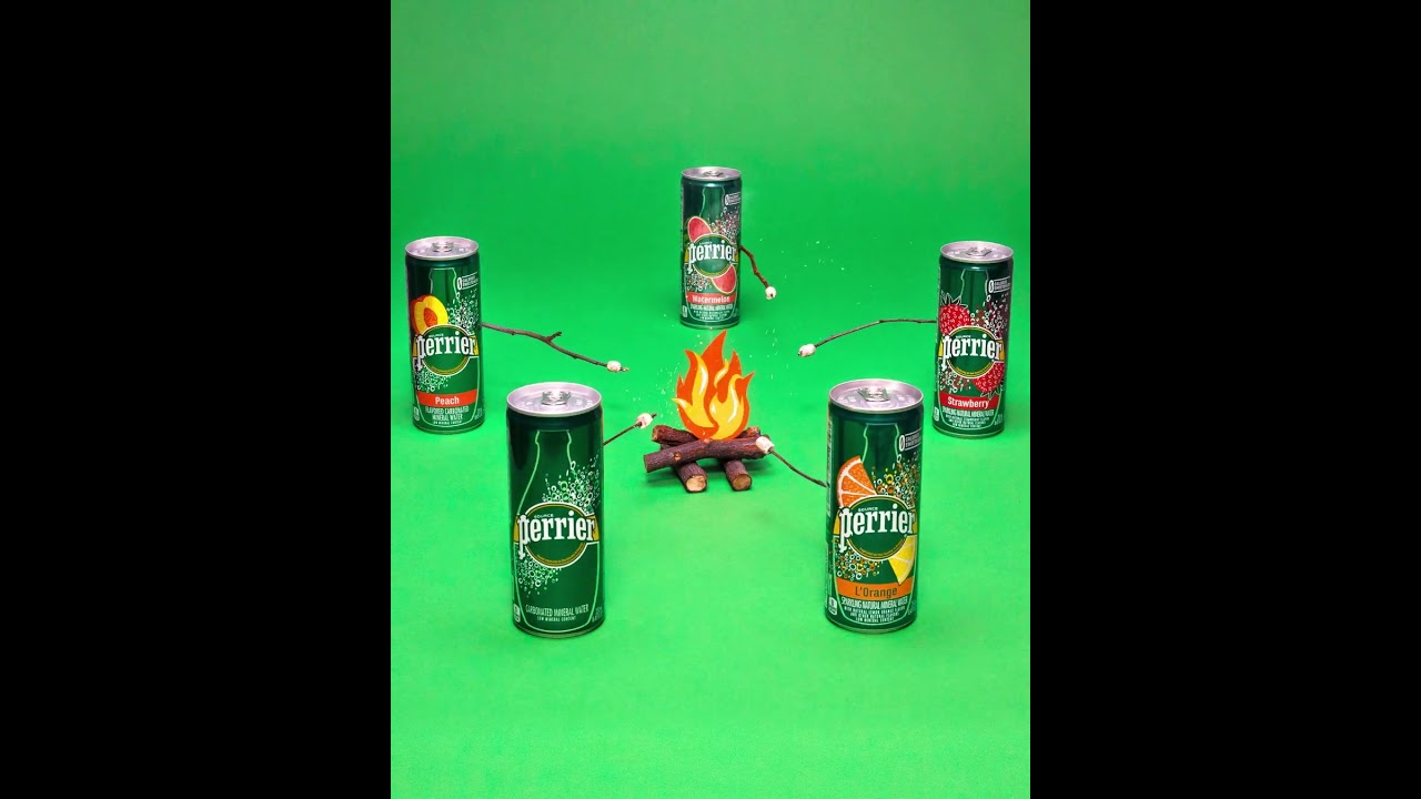 perrier   autumn  cozy campfire  stop motion ad for social media Original