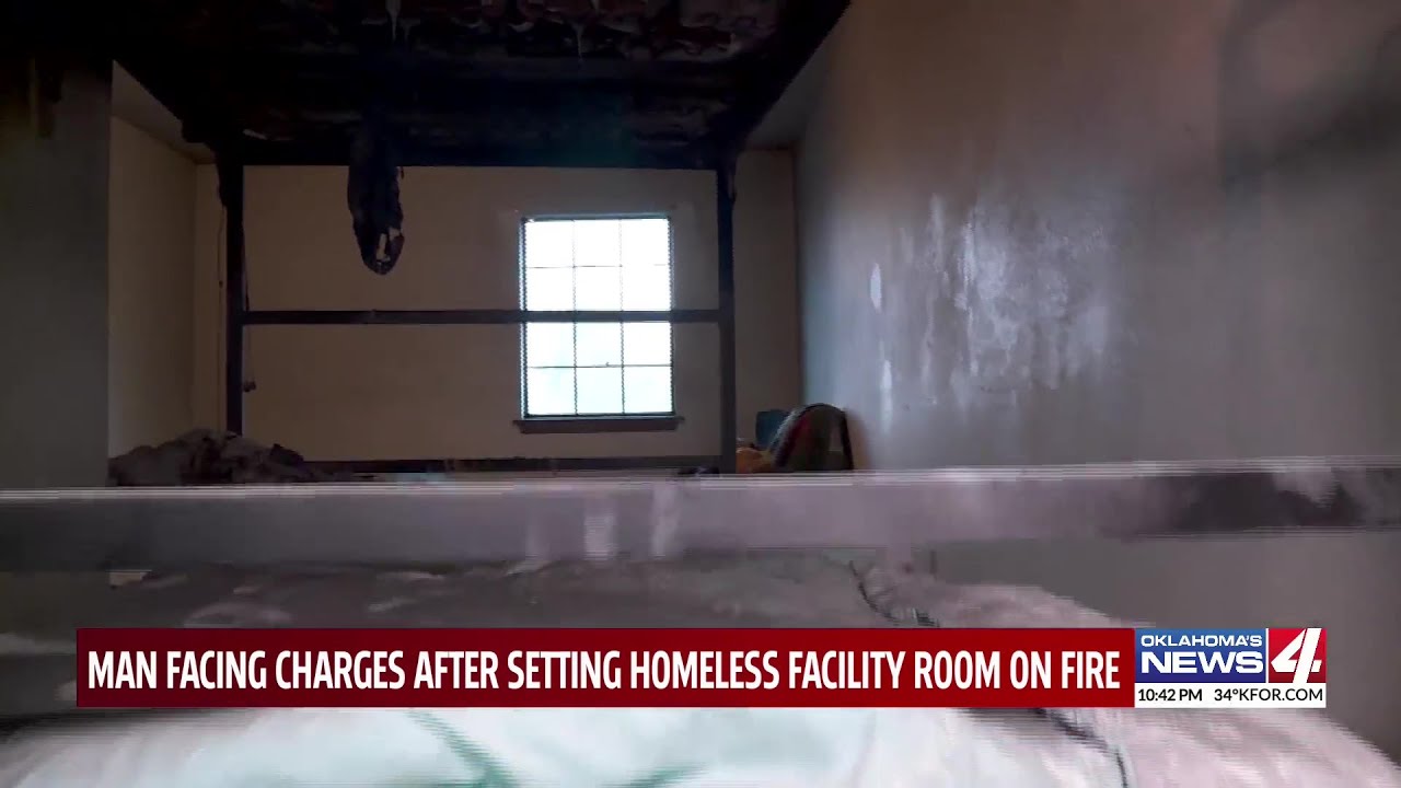Man accused of setting fire to homeless support facility - YouTube