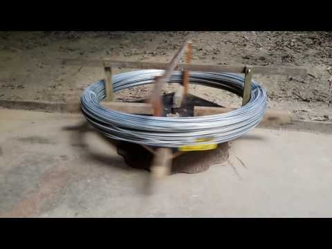 How To Install High Tensile Wire on a Spinning Jenny 