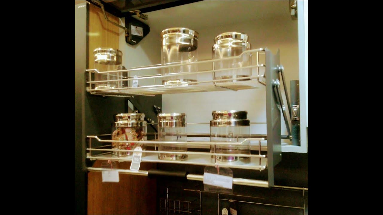 amazing pulldown system Modular kitchen accessoriesEbco YouTube