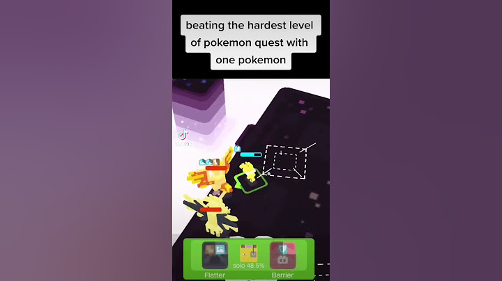 Final Level of Pokemon Quest with only one Pokemon