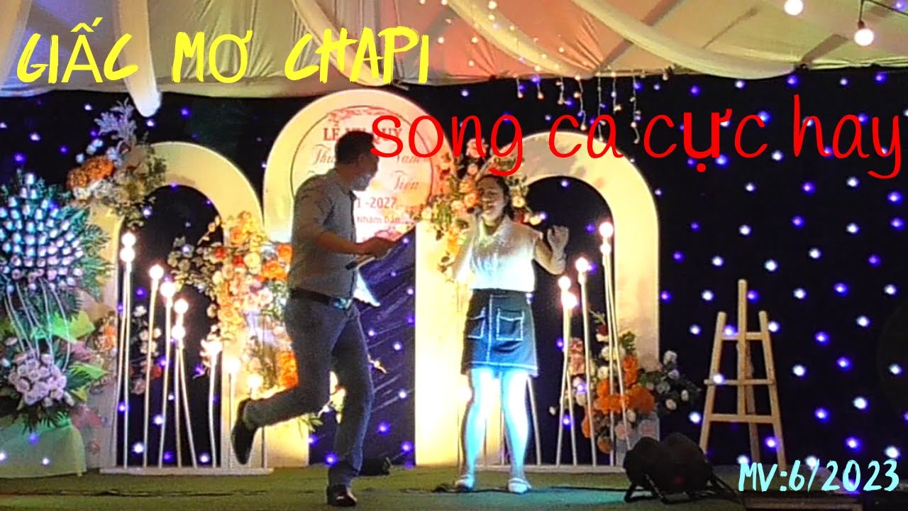 giấc mơ chapi - y moan | song ca cùng gái xinh tại đám cưới cực hay ...