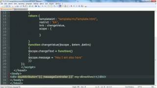 AngularJS tutorial (Chapter 7) Part6 - @scope