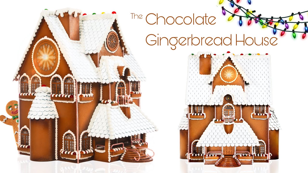 ⁣Chocolate Gingerbread House!