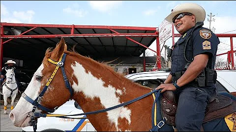 Meet Sgt. M. Carrizales with our Mounted Patrol Unit