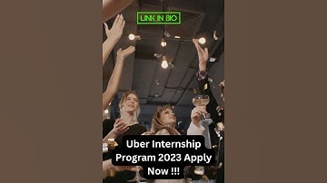 Uber Internship Program 2023 Apply Now !!!