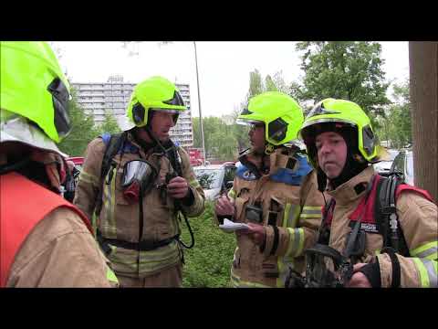 #Oefening Zeer grote brand #Reviusrondeel #Capelle aan den IJssel