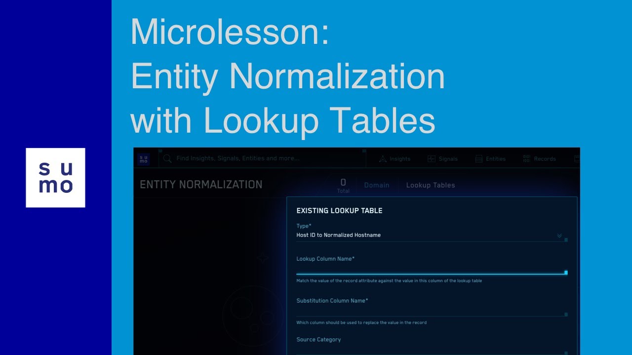 Micro Lesson: Entity Normalization with Lookup Tables - YouTube