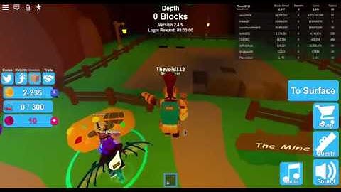Roblox mining sim part 1