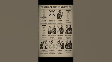 Thumbnail of How Did the Apostles Die? #jesus #bilble #crucified #kill #apostle #matthew #peter #john #judas