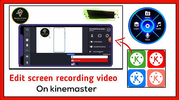 KineMaster video editing tutorial || edit screen recording video on kinemaster App ||