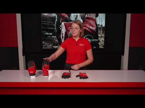 Рукавиці робочі MILWAUKEE з захистом від ударів розмір 8/М 4932471908, видео 1