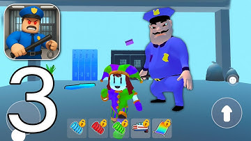 Obby Parkour Mini Games - Barry Escape Prison Update - Gameplay Walkthrough Part 3 (Android, iOS)