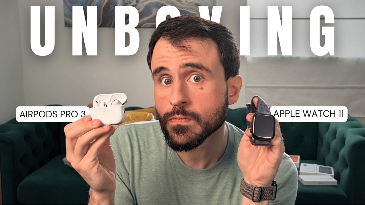 AirPods Pro 3 | Apple Watch 11 - Unboxing and First Tests! - YouTube