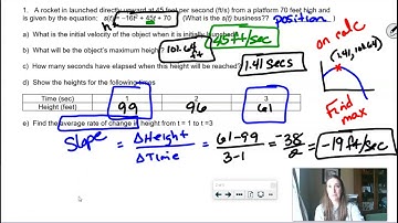 Quadratic Models with a Graphing Calculator Algebra 2 2020