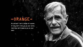 2 in 1 black and orange PowerPoint