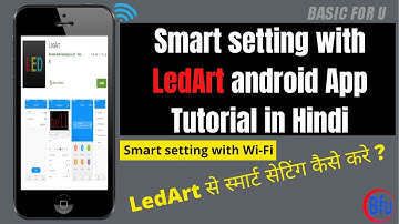 Smart Setting With LedArt | Mobile se P10 led panel ki smart setting @Huidu Controller