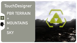 TouchDesigner - PBR Terrain + Mountains + Sky // TOE INCLUDED