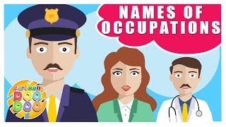 Learn Names of Occupations for Kids | Types of Professions for Children | Cartoon Doo Doo TV