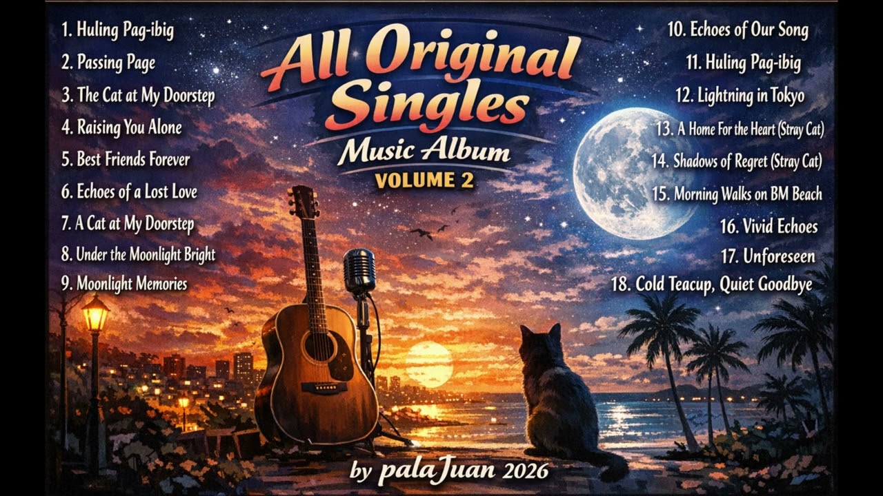 All Original Singles Music Album Volume 2 | palaJuan (2026) | Acoustic & Emotional Love Songs