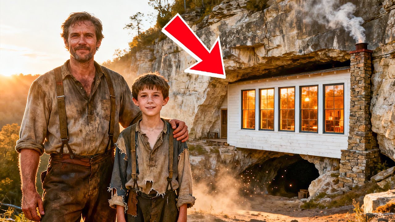 Everyone Laughed When He Took The Homeless Boy - Until They Built a Paradise in a Cave