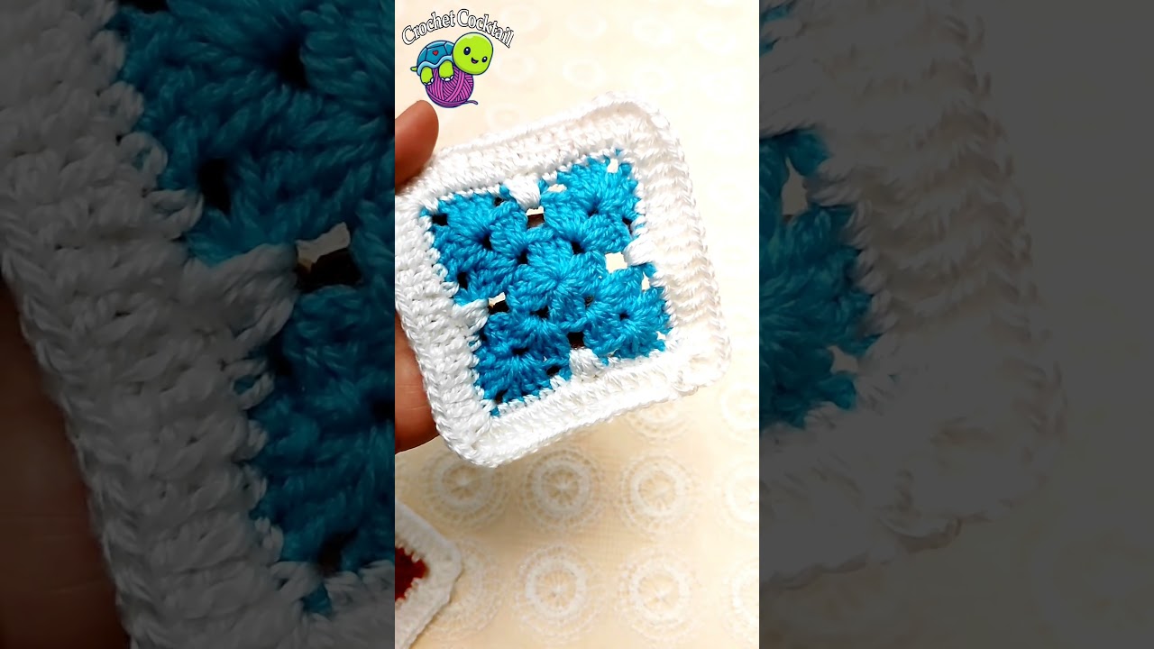 CROCHET UNIQUE & BEAUTIFUL SQUARE 💝||كروشيه مربع غاية فى الروعةوالجمال والسهولة💯👌