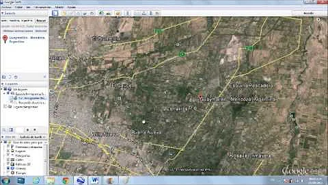 Como escrever na imagem do Google Earth?