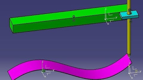 Point surface joint in CATIA V5 DMU kinematics