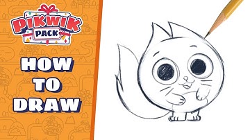 How to Draw Hazel 🎁✨ Pikwik Pack