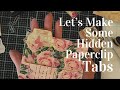 NEW IDEA How to Make Hidden Paperclip Tabs TUTORIAL