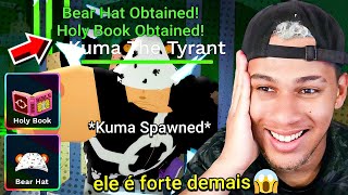 BATALHEI CONTRA o RAID BOSS KUMA do DEMON PIECE até DROPAR os ITENS de 1% MÍTICO!! (muita sorte)