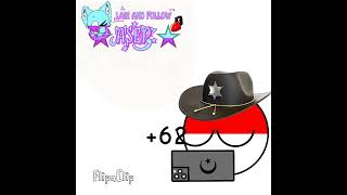 Israel nya kena mental gara-gara warga +62 ib:@BrodaHafizi #countryballs #flipaclip