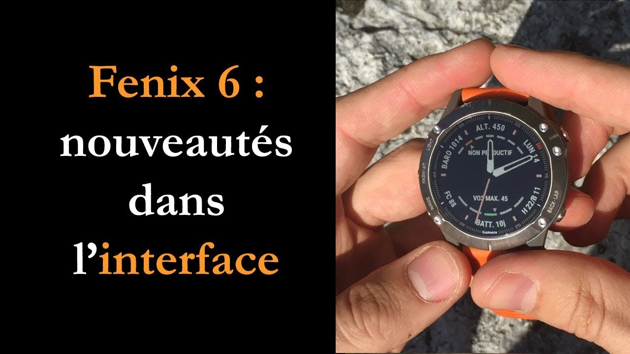 Montre Garmin fenix 6