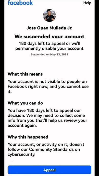 🔒 HOW TO RECOVER A 180-DAY SUSPENDED FACEBOOK ACCOUNT (Step-by-Step Guide) 🔓