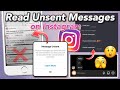 Read Unsent Messages on Instagram even without SEEN