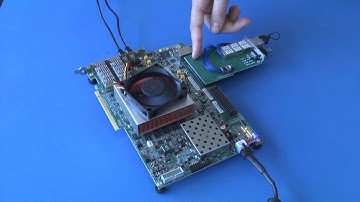 Samtec FMC+ Loopback Card on Xilinx VCU118 Development Kit