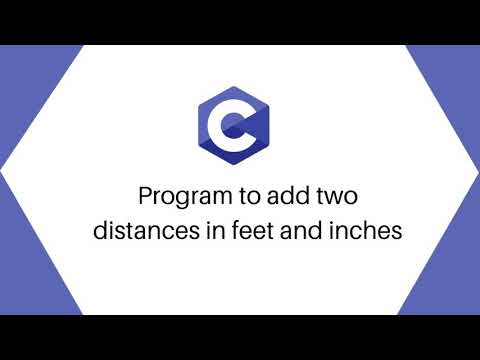 C program to add two distances in feet and inches | Alpha Tech Planet