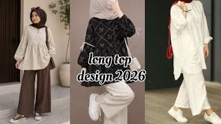 Long top design 2026👗👗👗