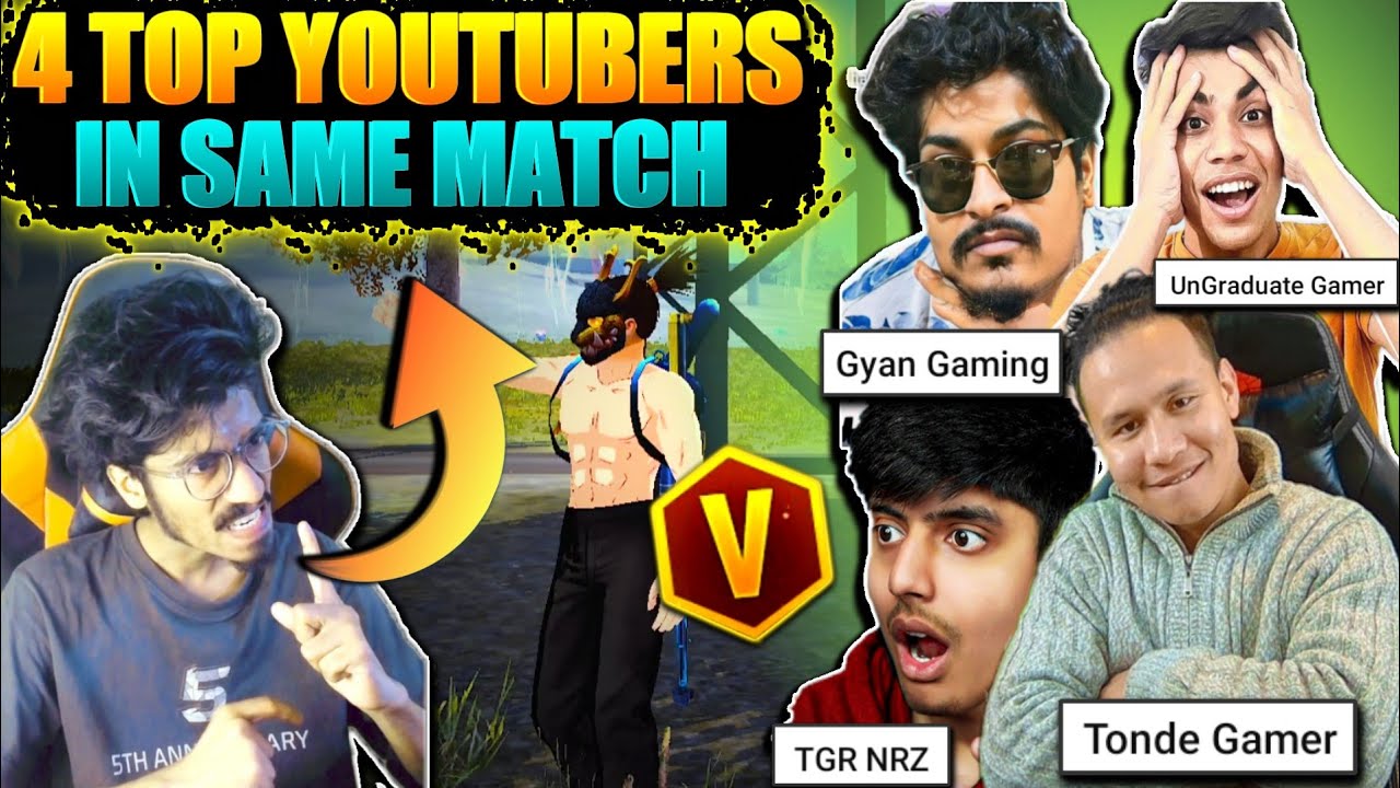 Tonde Gamer, Gyan Gaming, Tgr Nrz, UnGraduate Gamer😱সবচেয়ে বড় FreeFire  ইউটুবার vs Krull 😱 জিতল কে?