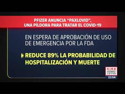 Pfizer anuncia "Paxlovid", una píldora para tratar Covid-19 | Noticias con Ciro Gómez Leyva