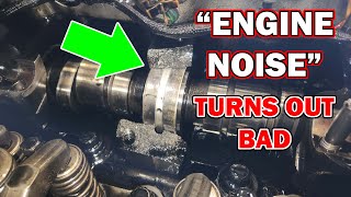 'Weird Engine Noise' turns out to be REALLY BAD on this Cat Diesel Engine.