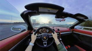 Porsche 718 Interstate Drive | Insta360 Test #porsche #718 #spyder